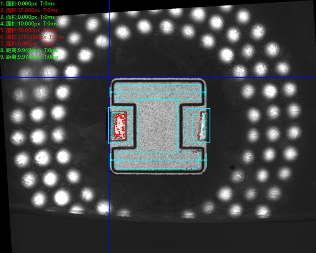 頂部正光檢測(cè)不良品分析圖