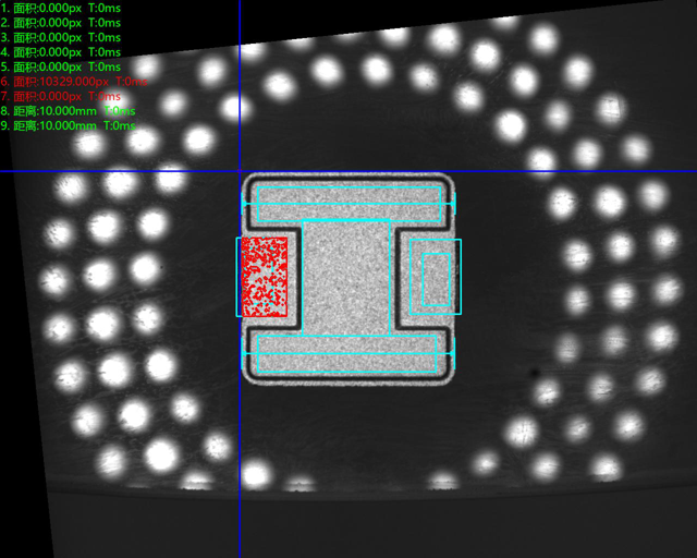頂部正光檢測(cè)不良品分析圖